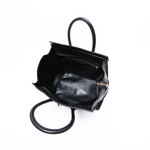 CELINE Luggage Leather Handbag black WS21939