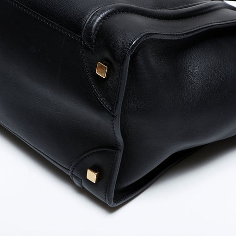 CELINE Luggage Leather Handbag black WS21939