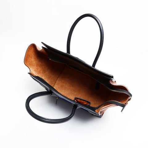 CELINE Phantom Leather Luggage Handbag multicolor WS21941