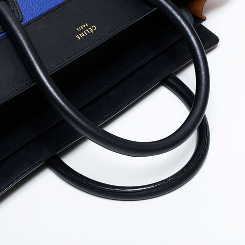 CELINE Phantom Leather Luggage Handbag multicolor WS21941