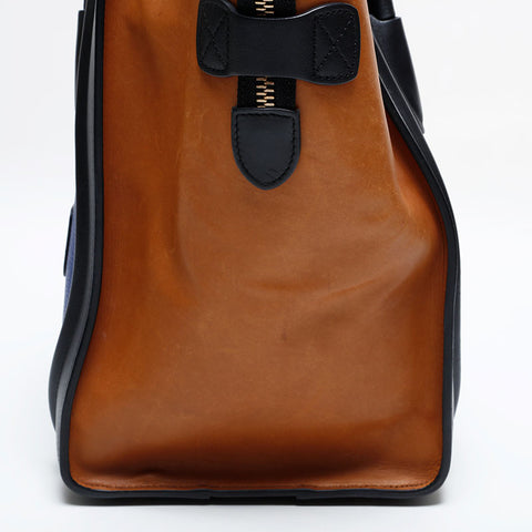 CELINE Phantom Leather Luggage Handbag multicolor WS21941
