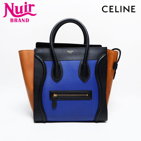 CELINE Phantom Leather Luggage Handbag multicolor WS21941