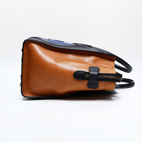 CELINE Phantom Leather Luggage Handbag multicolor WS21941