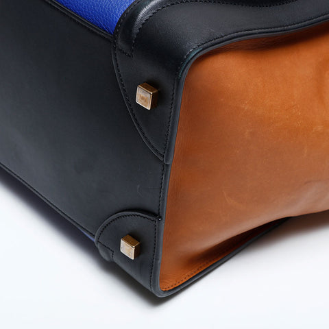 CELINE Phantom Leather Luggage Handbag multicolor WS21941