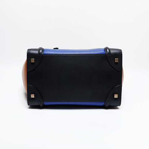 CELINE Phantom Leather Luggage Handbag multicolor WS21941
