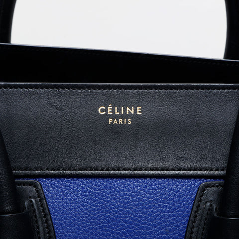 CELINE Phantom Leather Luggage Handbag multicolor WS21941