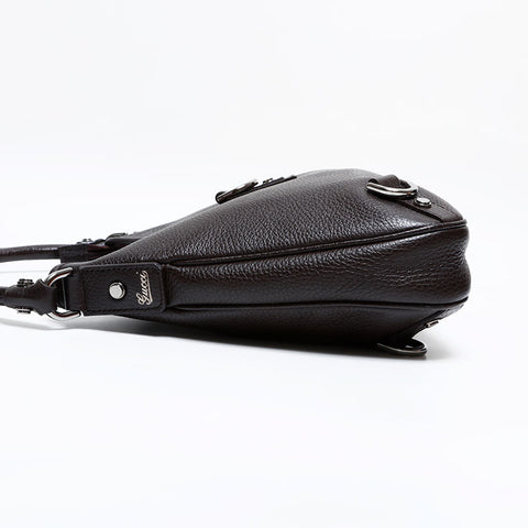 グッチ GUCCI レザー アビー ホーボー ショルダーバッグ ブラウン WS21942