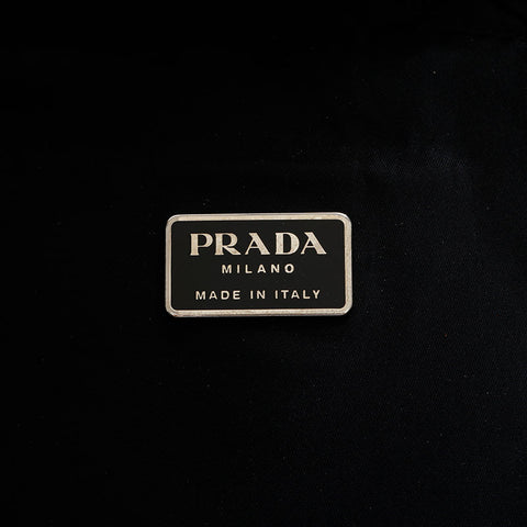 PRADA Nylon Small Backpack Â· Daypack black WS21945