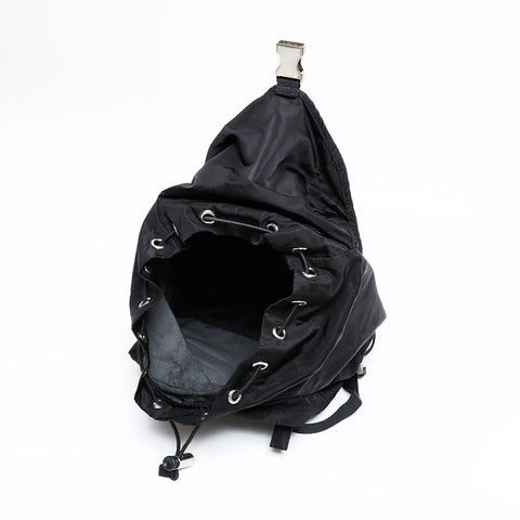 PRADA Nylon Small Backpack Â· Daypack black WS21945