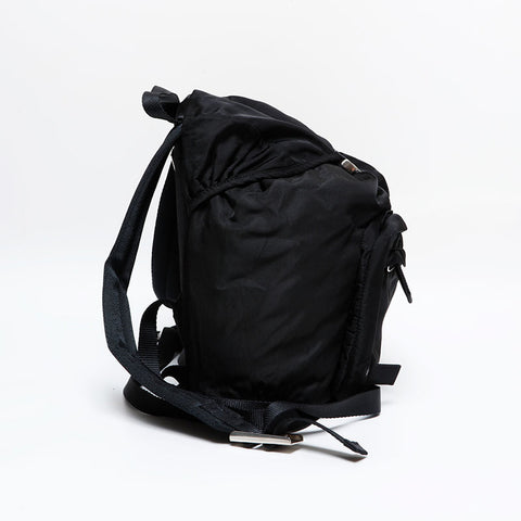 PRADA Nylon Small Backpack Â· Daypack black WS21945