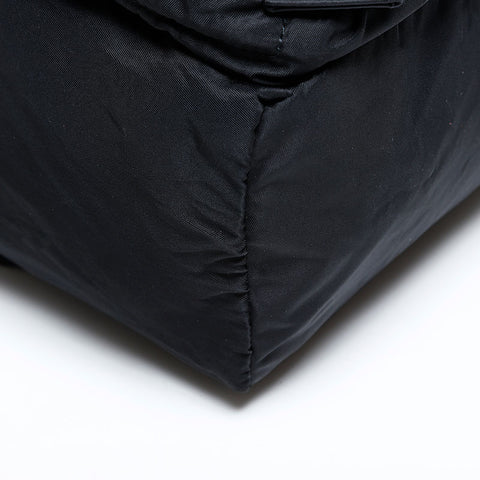 PRADA Nylon Small Backpack Â· Daypack black WS21945