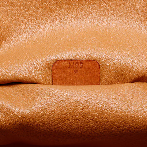CELINE Macadam Vanity PVC Handbag Brown WS21946
