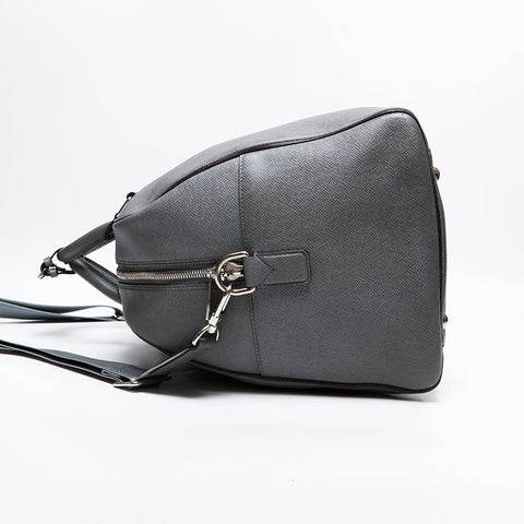 LOUIS VUITTON 2011 Taiga Neo Kendall Glacier Boston bag gray WS21947