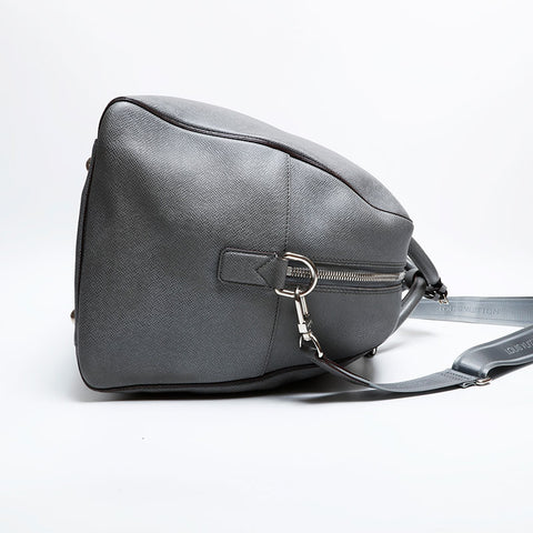 LOUIS VUITTON 2011 Taiga Neo Kendall Glacier Boston bag gray WS21947