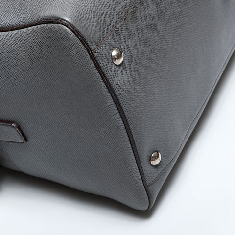 LOUIS VUITTON 2011 Taiga Neo Kendall Glacier Boston bag gray WS21947