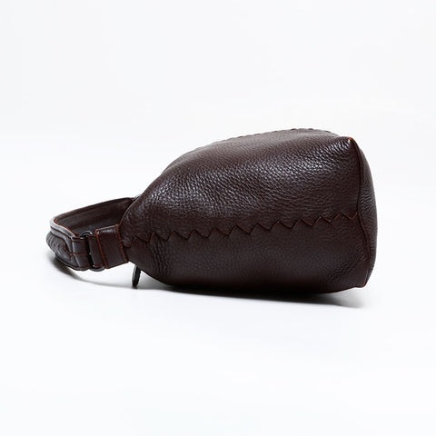 BOTTEGAVENETA Leather Hobo Handbag Brown WS21948