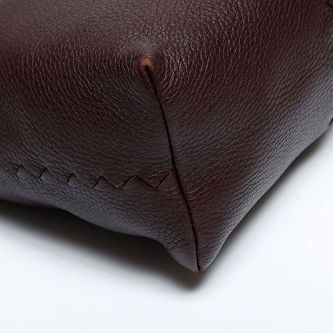 BOTTEGAVENETA Leather Hobo Handbag Brown WS21948