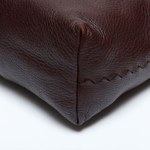BOTTEGAVENETA Leather Hobo Handbag Brown WS21948
