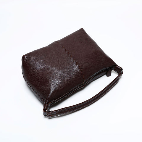 BOTTEGAVENETA Leather Hobo Handbag Brown WS21948