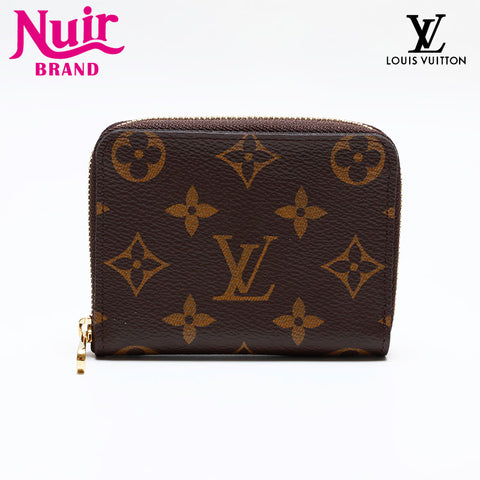 LOUIS VUITTON Monogram Zippy Coin Purse Coin case Brown WS21950