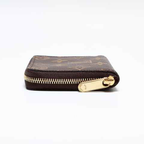 LOUIS VUITTON Monogram Zippy Coin Purse Coin case Brown WS21950