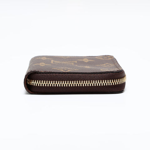 LOUIS VUITTON Monogram Zippy Coin Purse Coin case Brown WS21950