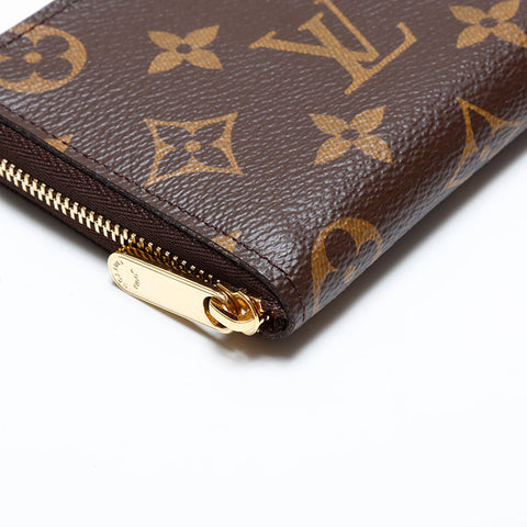 LOUIS VUITTON Monogram Zippy Coin Purse Coin case Brown WS21950