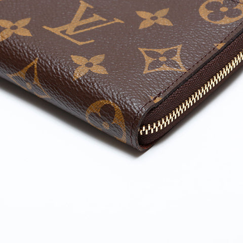 LOUIS VUITTON Monogram Zippy Coin Purse Coin case Brown WS21950