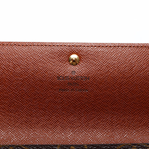LOUIS VUITTON 2006 Monogram Portefeuille Sarah Purse Brown WS21951