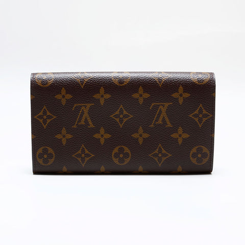 LOUIS VUITTON 2006 Monogram Portefeuille Sarah Purse Brown WS21951