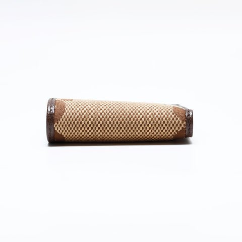 GUCCI Jumbo GG Canvas Compact Bifold Wallet Brown WS21954