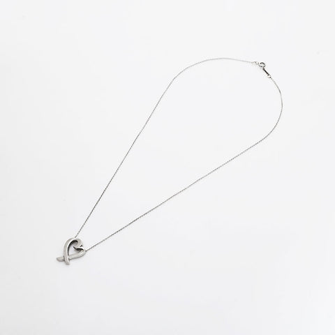 TIFFANY&Co. Loving Heart 925 Necklace Silver WS21955