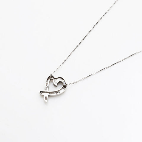 Tiffany & co. Coeur aimant 925 Collier Silver WS21955