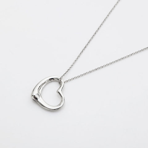 Tiffany＆Co。开放心大925项项链银WS21956