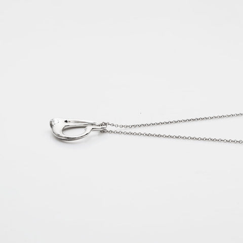 Tiffany＆Co。开放心大925项项链银WS21956