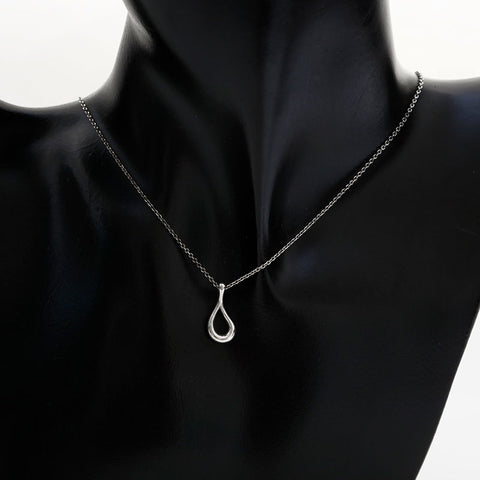 Tiffany＆Co。打开泪珠925项链银WS21957
