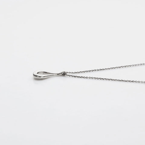 Tiffany＆Co。打开泪珠925项链银WS21958