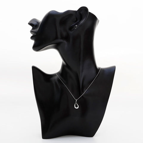 Tiffany＆Co。打开泪珠925项链银WS21958