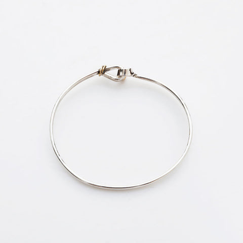 ティファニー TIFFANY&Co. フック&アイ バングル 925　750 ブレスレット シルバー WS21961