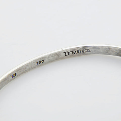ティファニー TIFFANY&Co. フック&アイ バングル 925　750 ブレスレット シルバー WS21961