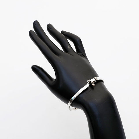 ティファニー TIFFANY&Co. フック&アイ バングル 925　750 ブレスレット シルバー WS21961