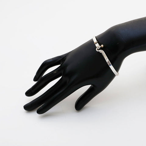 ティファニー TIFFANY&Co. フック&アイ バングル 925　750 ブレスレット シルバー WS21961