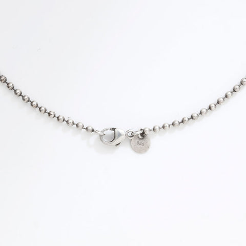 TIFFANY&Co. Return to Plate 925 Ball Chain Necklace Silver WS21964