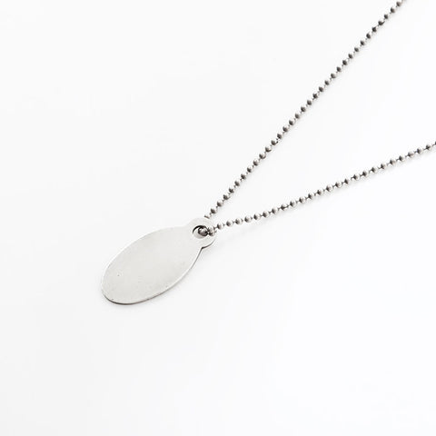 TIFFANY&Co. Return to Plate 925 Ball Chain Necklace Silver WS21964