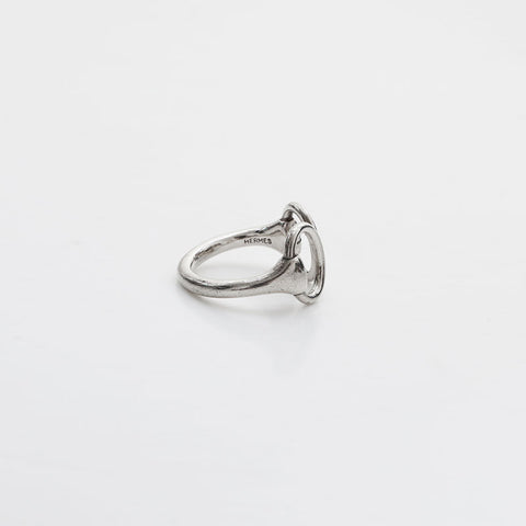 HERMES 925 No. 12 52 Nausicaa Ring Silver WS21965