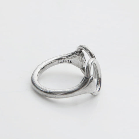 HERMES 925 No. 12 52 Nausicaa Ring Silver WS21965
