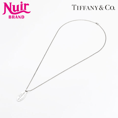 TIFFANY&Co. Return to Oval 925 Ball Chain Necklace Silver WS21967