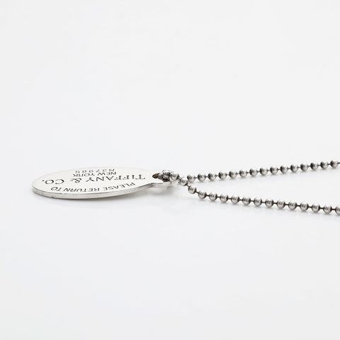 TIFFANY&Co. Return to Oval 925 Ball Chain Necklace Silver WS21967