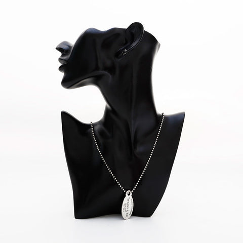 TIFFANY&Co. Return to Oval 925 Ball Chain Necklace Silver WS21967