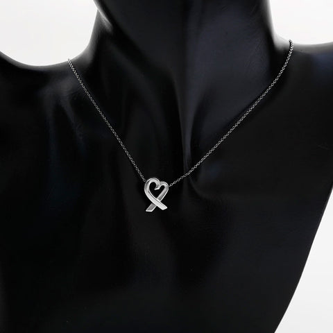 TIFFANY&Co. Loving Heart Mini 925 Necklace Silver WS21968